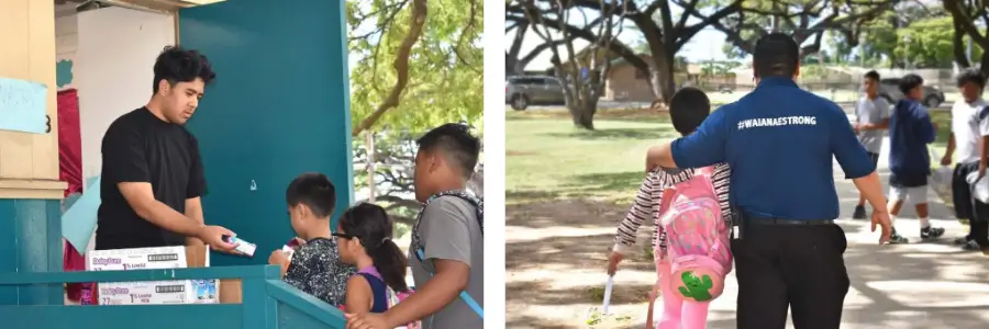Food 4 Keiki School Pantry at Waianae Elementary School