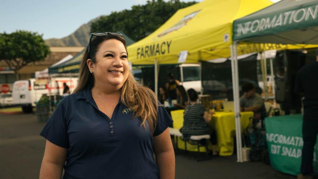 Alicia Higa and ‘Elepaio Social Services are piloting a food subscription program in partnership with Hawai‘i Foodbank.