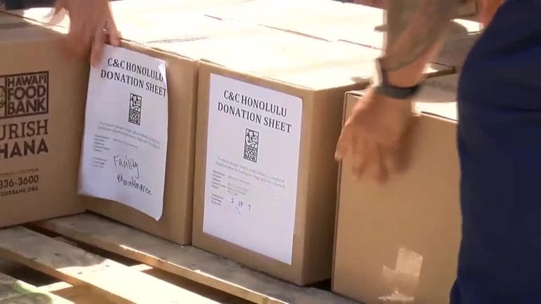 City, state send convoy to Hawaii Foodbank following joint drive